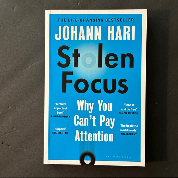 PAPERBACK Other - Stolen Focus by Johann Hari | Social Science | Paperback Book